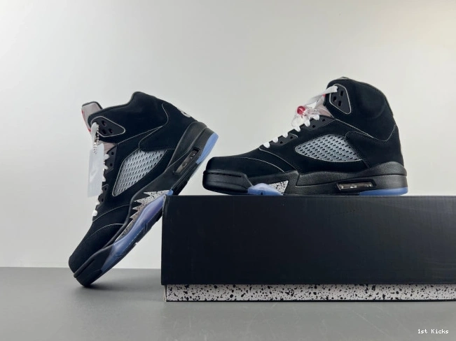 1st Kicks Metallic 605 Air HF3975- Black 5 Reimagined StreetReady Jordan 1104